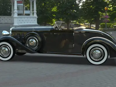 Chrysler Imperial 1932 Blender 2 81 3D Moldel 3D model