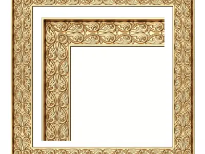 Classic Frame 036 Low-poly 3D model