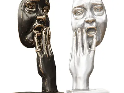 Creative Sculpture Astonishment 3D model