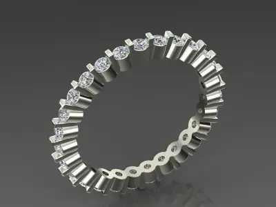 Band Ring 3D print model