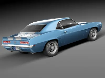 Chevrolet Camaro SS CG 1969 3D model
