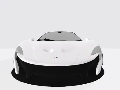 Sport-car-Ultra High quality-Low poly Low-poly 3D model