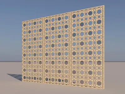 Jali with Mirror 3D model