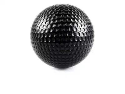 Black Bubble Wrap HQ PBR Textures Set Texture