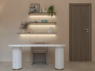 Bedroom Boho Bedroom Design 3D model