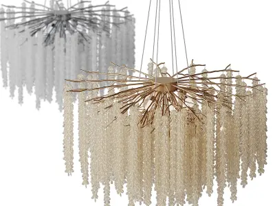 Luxury Crystal LED Chandeliers light 3D model