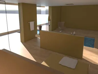 Bathroom 05 VR-ready Low-poly 3D model