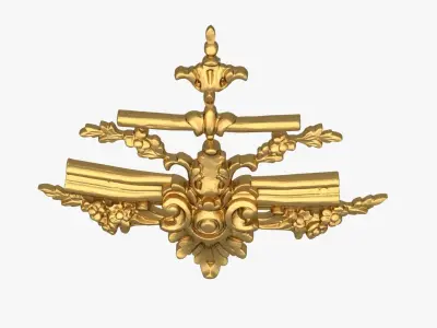 Classic decor ornament 231 3D model