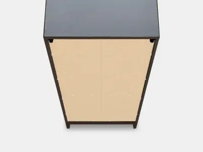 IDANAS High cabinet w gls-drs and 1 drawer 2 Low-poly 3D model