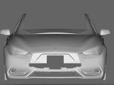 2019 Infiniti Q60 3DSCANNED MODEL 3D model