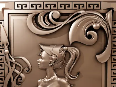 Athena  3D print model