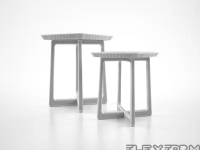 Flexform Gipsy Sidetables 3D model