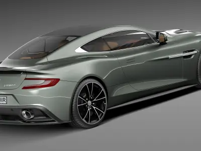 Aston Martin 2013 AM 310 Vanquish 3D model