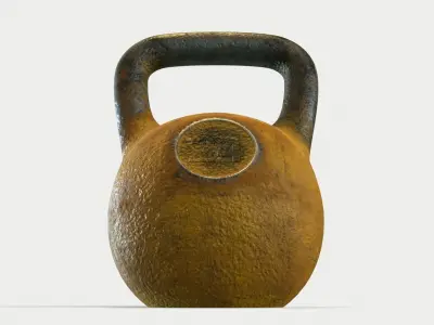 Metal Kettlebell 3D model