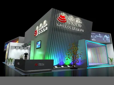 Exhibition - Area - 24X12-3DMAX2012-016 3D model