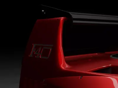 LB Works High Poly Sports Supercar 3D model