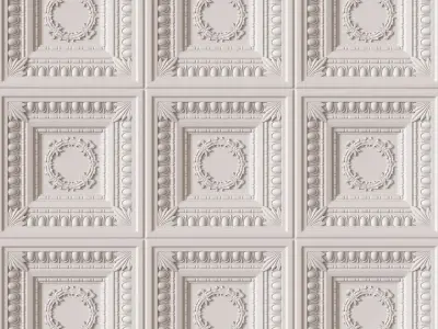 Decorative Ceiling Tile 3D model order