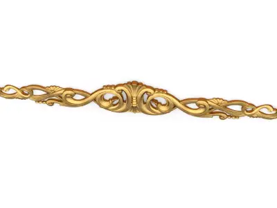 Classic decor ornament carved 69  3D model