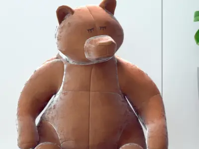 Bear Modern Doll 3D model