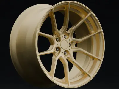 Option Lab R716 Aftermarket Wheel Low-poly 3D model