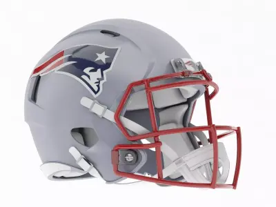 Riddell NFL Full Size Football Helmet with Facemask 3D model