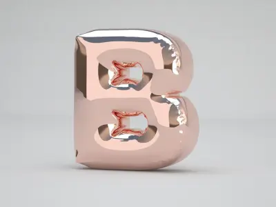 Copper B Balloon 3D model