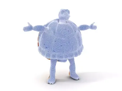 Colorful Tortoise Character model pack Low-poly 3D model