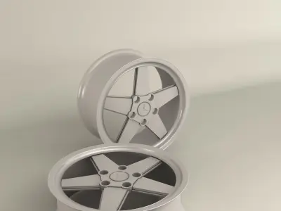 Mercedes Benz Classic Wheels Collection 3D model