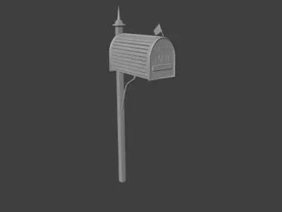 US Mailbox 3D model