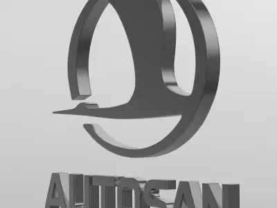 autosan logo 3D model