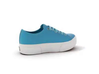 Turquoise Canvas Shoe model pack Low-poly 3D model
