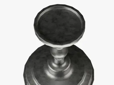 Candle Holder Low-poly 3D model