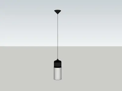 Avenue Robertson Blvd Glass Modern Mini Pendant 3D model