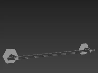 Orchid Diamond Towel Long 60cm 3D model