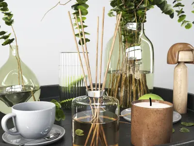 Decorative set 014 3D model