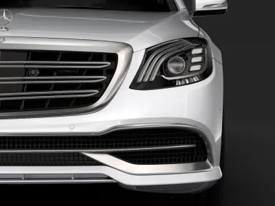 Mercedes Maybach S 650 Pullman VV222 2018 3D model