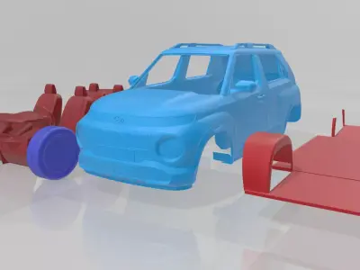 Hyundai Inster 2025 - Separate Parts STL Model 3D print model