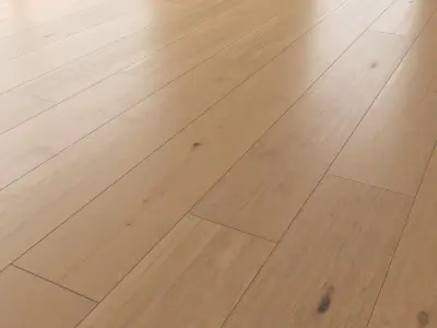 Wood floor Oak Nibl Brushed 3D model