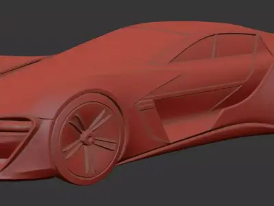 AI-Generated Concept Car - model 6 3D model