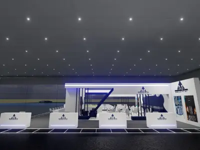 15x15 Stand Design Free 3D model