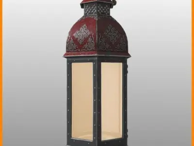 Christmas Lantern Low-poly 3D model