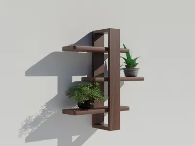 Shelve shelf 3D model