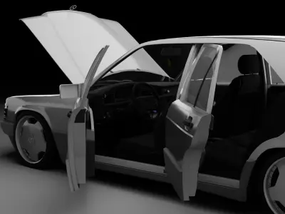Mercedes-Benz 190E  3D model