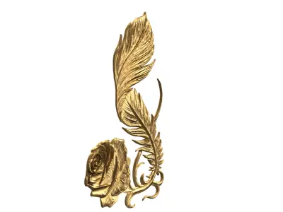 Classic decor ornament carved 61 3D model