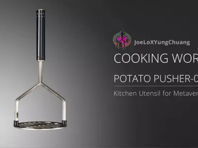 Cooking World - Potato Pusher-03 Low-poly 3D model