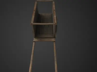 Caravan Low-poly 3D model