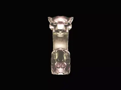 Jaguar Ring 3D print model