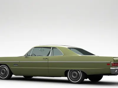 Plymouth  Fury III Coupe 3D model