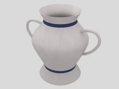 Old Vase Collection Low-poly 3D model