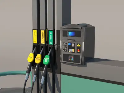 Fuel Dispenser 3D model